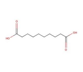 Sebacic acid (CAS 111-20-6) - chemical structure image