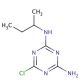 Sebuthylazin-desethyl (CAS 37019-18-4) - chemical structure image