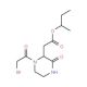 sec-Butyl 2-[1-(2-bromoacetyl)-3-oxo-2-piperazinyl]acetate - chemical structure image
