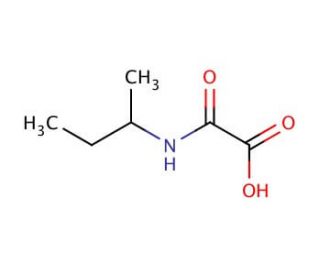 (sec-butylamino)(oxo)acetic acid (CAS 80638-53-5) - chemical structure image