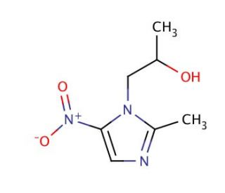 Secnidazole (CAS 3366-95-8) - chemical structure image