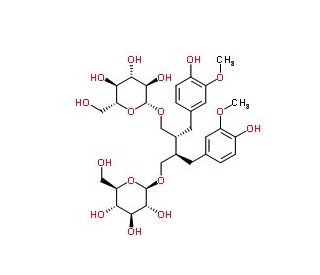 Secoisolariciresinol diglucoside (CAS 148244-82-0) - chemical structure image