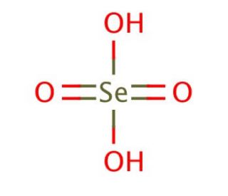 Selenic acid solution (CAS 7783-08-6) - chemical structure image