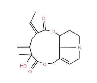 Seneciphynine (CAS 480-81-9) - chemical structure image