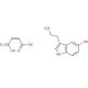 Serotonin hydrogen maleate (CAS 18525-25-2) - chemical structure image