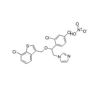 sertaconazole nitrate (CAS 99592-39-9) - chemical structure image