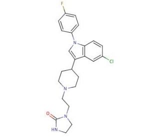 Sertindole (CAS 106516-24-9) - chemical structure image