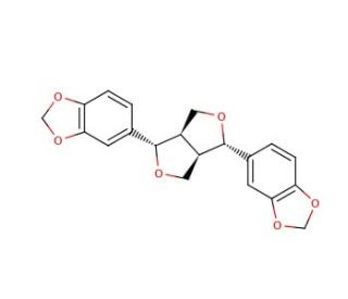 Sesamin (CAS 607-80-7) - chemical structure image