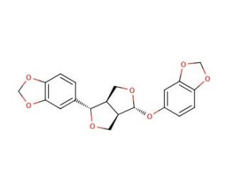 Sesamolin (CAS 526-07-8) - chemical structure image