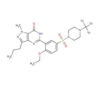 Sildenafil-d3 (CAS 1126745-90-1) - chemical structure image