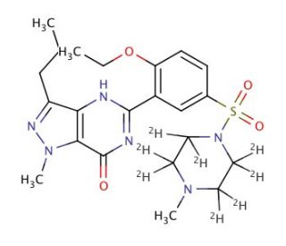 Sildenafil-d8 - chemical structure image