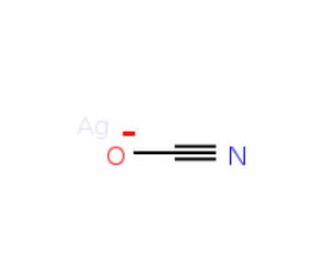 Silver cyanate (CAS 3315-16-0) - chemical structure image