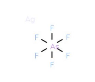 Silver hexafluoroarsenate (CAS 12005-82-2) - chemical structure image