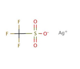 Silver trifluoromethanesulfonate (CAS 2923-28-6) - chemical structure image