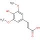 Sinapic acid (CAS 530-59-6) - chemical structure image