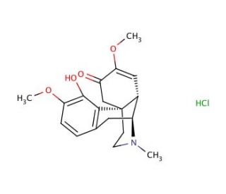 Sinomenine hydrochloride (CAS 6080-33-7) - chemical structure image