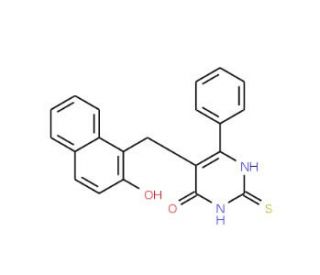 SIRT1/2 Inhibitor IV, Cambinol (CAS 14513-15-6) - chemical structure image
