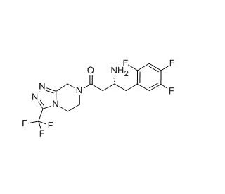 Sitagliptin (CAS 486460-32-6) - chemical structure image