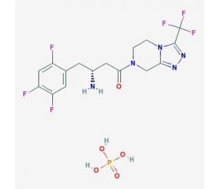 Sitagliptin Phosphate (CAS 654671-78-0) - chemical structure image