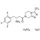 Sitagliptin phosphate monohydrate (CAS 654671-77-9) - chemical structure image