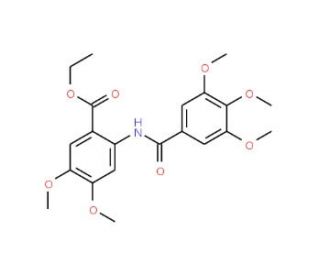SMC Proliferation Inhibitor-2w (CAS 343783-87-9) - chemical structure image
