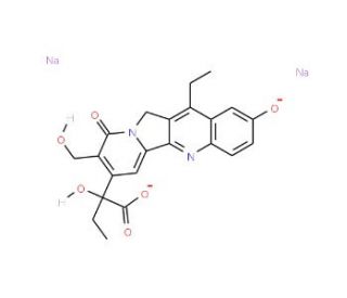 SN-38 Carboxylate Disodium Salt - chemical structure image
