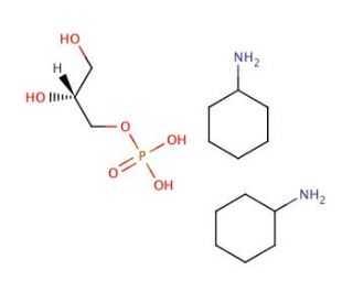 sn-Glycerol 3-phosphate bis(cyclohexylammonium) salt (CAS 29849-82-9) - chemical structure image