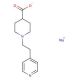 Sodium 1-(2-pyridin-4-ylethyl)piperidine-4-carboxylate - chemical structure image