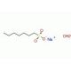 Sodium 1-heptanesulfonate monohydrate (CAS 207300-90-1) - chemical structure image