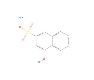 Sodium 1-Naphthol-3-sulfonate (CAS 13935-00-7) - chemical structure image