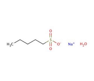 Sodium 1-pentanesulfonate monohydrate (CAS 207605-40-1) - chemical structure image