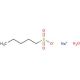 Sodium 1-pentanesulfonate monohydrate (CAS 207605-40-1) - chemical structure image