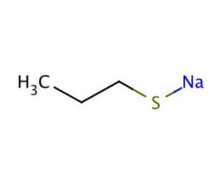 Sodium 1-propanethiolate (CAS 6898-84-6) - chemical structure image