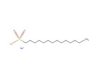 Sodium 1-tetradecanesulfonate (CAS 6994-45-2) - chemical structure image