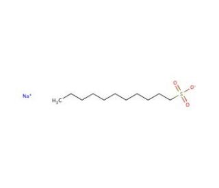 Sodium 1-undecanesulfonate (CAS 5838-34-6) - chemical structure image