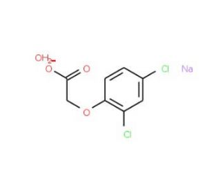 Sodium 2,4-Dichlorophenoxyacetate Monohydrate (CAS 2702-72-9) - chemical structure image