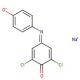 Sodium 2,6-dichloroindophenolate (CAS 620-45-1) - chemical structure image