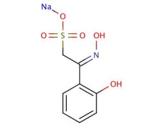 Sodium 2&prime;-Hydroxyacetophenone Oxime-2-sulphinate - chemical structure image