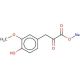 Sodium 3-(4-hydroxy-3-methoxy-phenyl)-2-oxo-propionate - chemical structure image