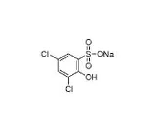 Sodium 3,5-dichloro-2-hydroxybenzenesulfonate (CAS 54970-72-8) - chemical structure image