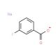 Sodium 3-fluorobenzoate (CAS 499-57-0) - chemical structure image