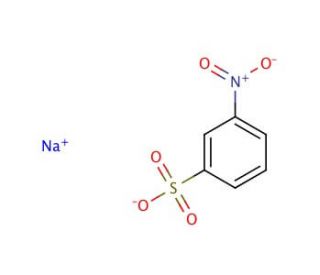 Sodium 3-nitrobenzenesulfonate (CAS 127-68-4) - chemical structure image