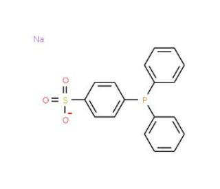 Sodium 4-(diphenylphosphino)benzenesulfonate - chemical structure image