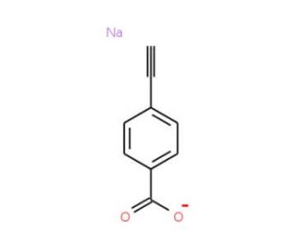 Sodium 4-ethynylbenzoate (CAS 144693-65-2) - chemical structure image
