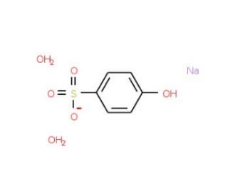 Sodium 4-hydroxybenzenesulfonate dihydrate (CAS 10580-19-5) - chemical structure image