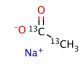 Sodium acetate-(13-C)2 (CAS 56374-56-2) - chemical structure image