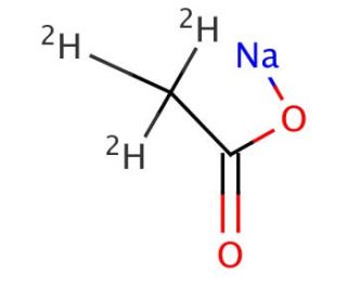Sodium Acetate-D3 (CAS 39230-37-0) - chemical structure image