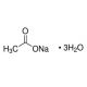 Sodium acetate trihydrate (CAS 6131-90-4) - chemical structure image