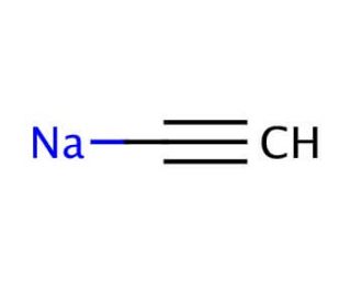 Sodium acetylide suspension (CAS 1066-26-8) - chemical structure image