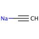 Sodium acetylide suspension (CAS 1066-26-8) - chemical structure image